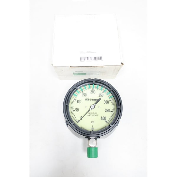 Mcdaniel Controls 4-1/2In 1/2In 0-400Psi Npt Pressure Gauge MPB/SCHG AB20110 - main